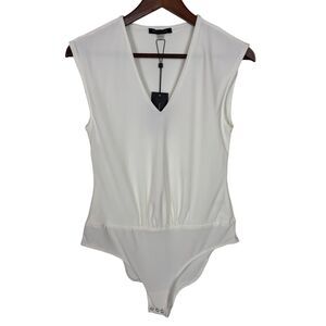 NWT Tommy Hilfiger White Bodysuit Women’s Small Suit Separates